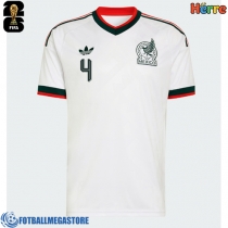 Fotballdrakt Herre Mexico Edson Alvarez #4 Bortedrakt VM 2026 Kortermet